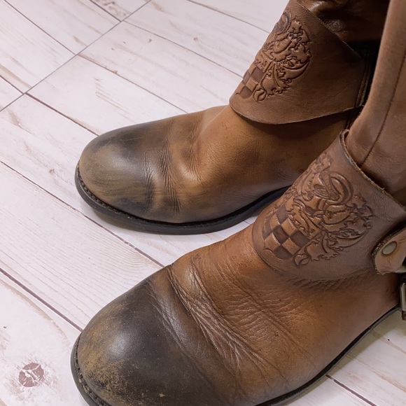 Vince Camuto Shaylee whiskey leather boots W/box - Picture 7 of 12